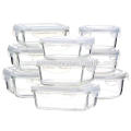 Hot selling food box borosilicate glass cookware kitchen container storage